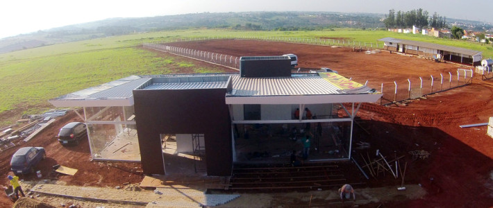 Conclusão do estande de vendas