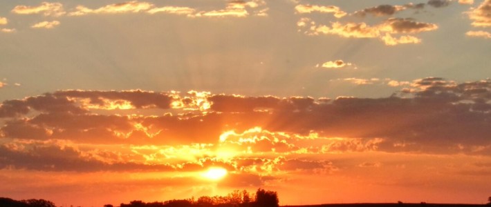 O pôr do sol no Terras da Estância dá um espetáculo por dia!
