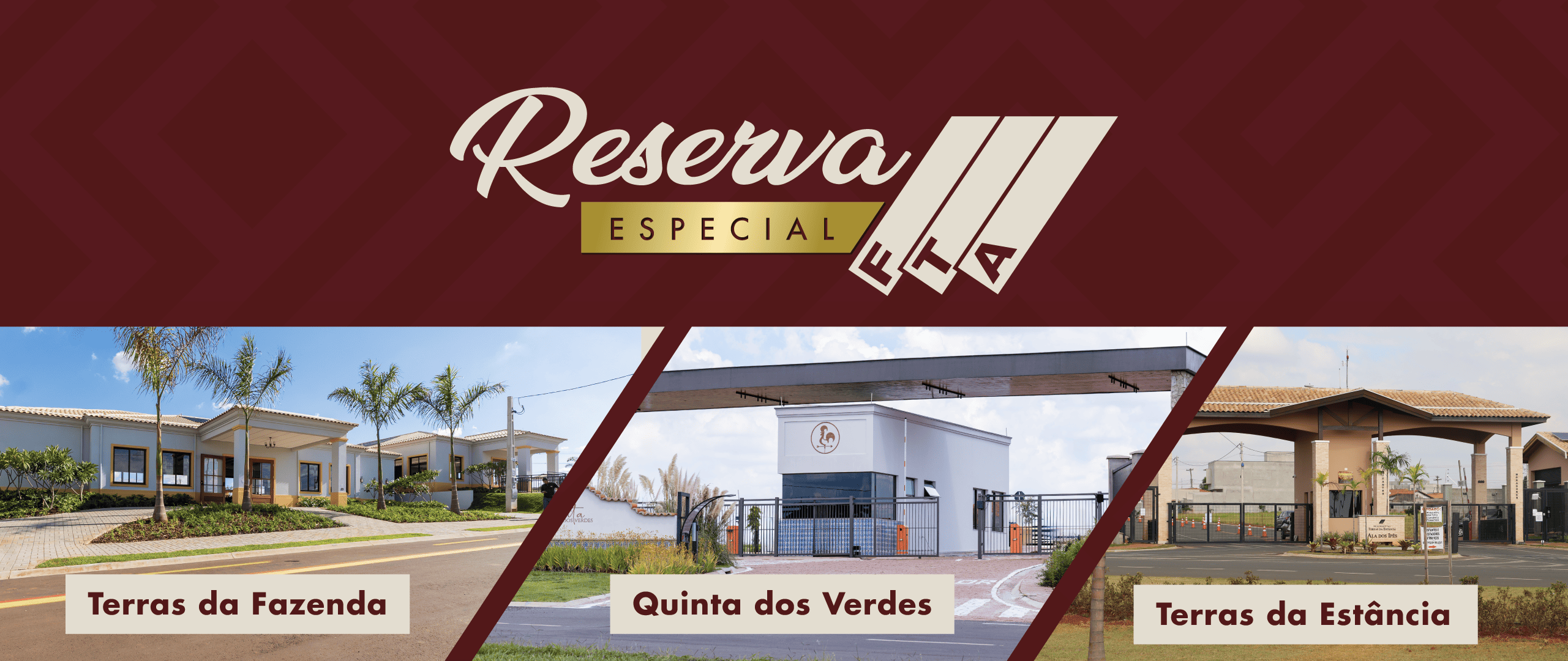 Reserva especial FTA: Terras da Fazenda, Quinta dos Verdes e Terras da Estância